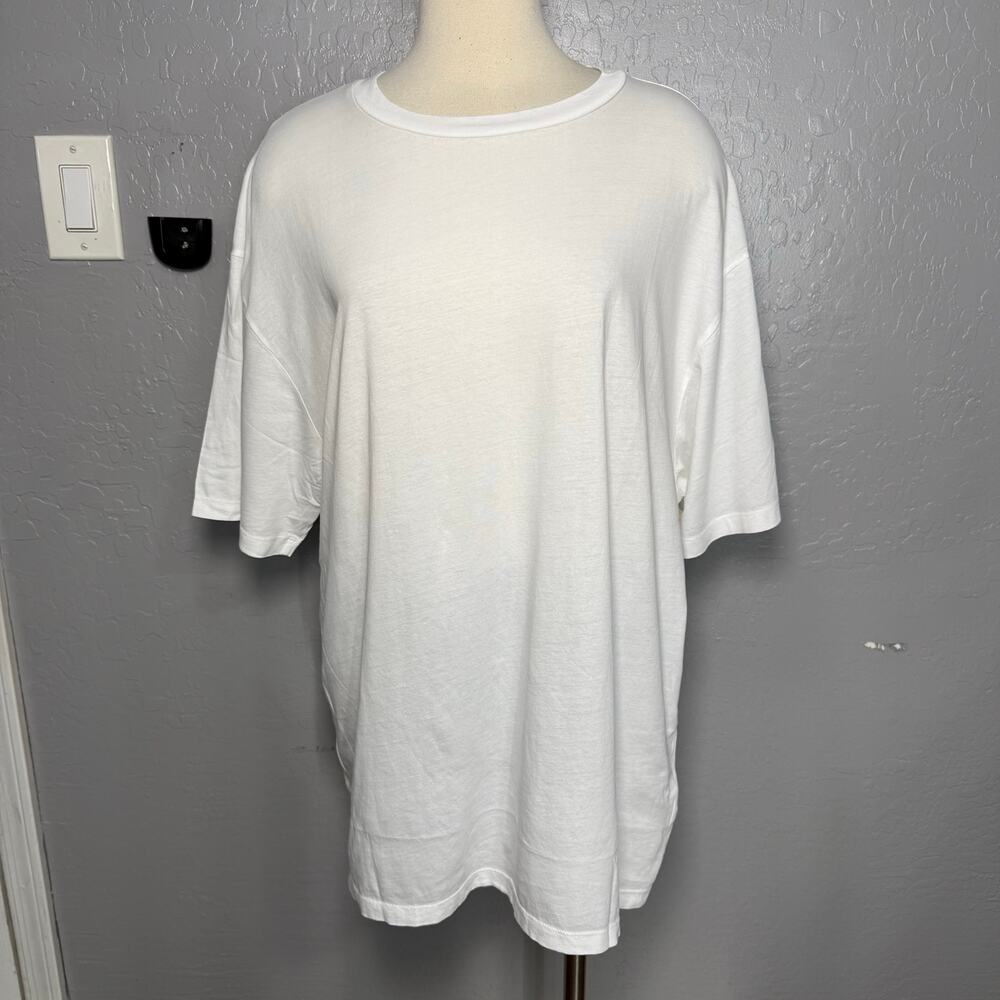 Mate The Label Organic Cotton Boyfriend Tee, White, XL